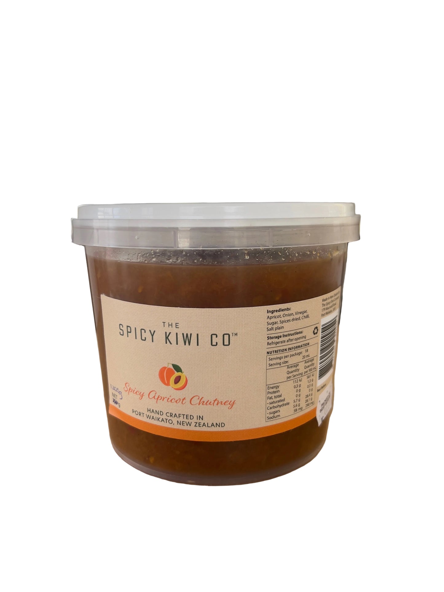 Spicy Apricot Chutney 1 Ltr Pail